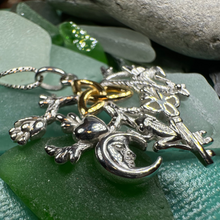 Load image into Gallery viewer, Golden Stregheria Cimaruta Pendant