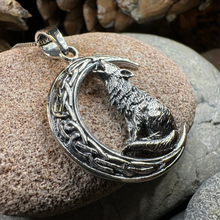Load image into Gallery viewer, Nocturn Wolf Moon Necklace