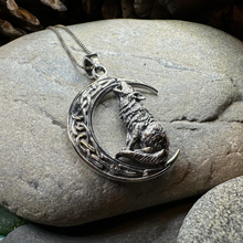 Load image into Gallery viewer, Nocturn Wolf Moon Necklace