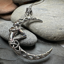 Load image into Gallery viewer, Sorcha Moon Goddess Necklace