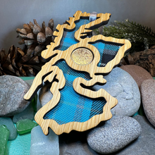 Load image into Gallery viewer, Scotland Map Lucky Sixpence Ornament