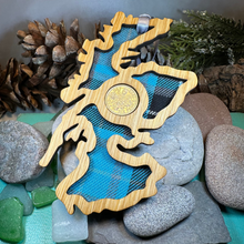 Load image into Gallery viewer, Scotland Map Lucky Sixpence Ornament