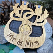 Load image into Gallery viewer, Scottish Wedding Lucky Sixpence Ornament