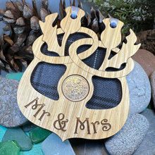 Load image into Gallery viewer, Scottish Wedding Lucky Sixpence Ornament
