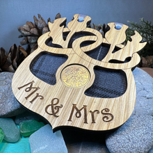 Load image into Gallery viewer, Scottish Wedding Lucky Sixpence Ornament