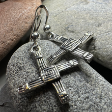 Load image into Gallery viewer, Ballyfarnan Saint Bridget's Cross Earrings