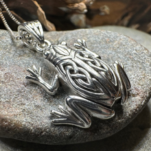 Load image into Gallery viewer, Celtic Frog Necklace