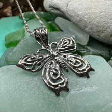 Load image into Gallery viewer, Azaria Celtic Butterfly Necklace