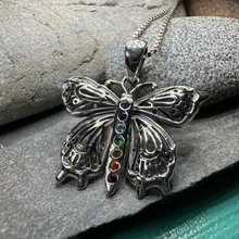 Load image into Gallery viewer, Rainbow Butterfly Necklace