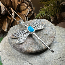 Load image into Gallery viewer, Turquoise Dragonfly Necklace