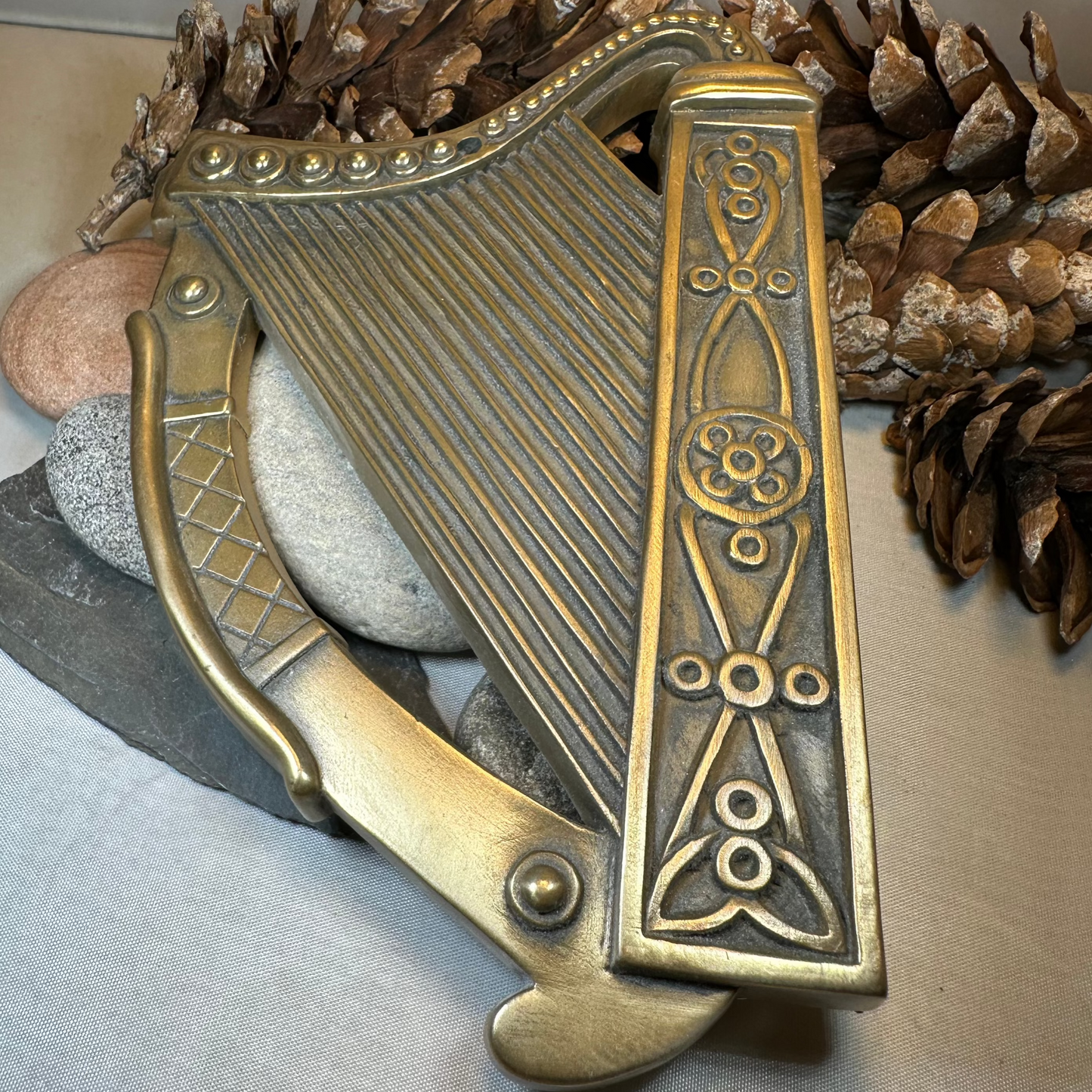 Celtic Harp Wall Plaque — view 6