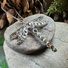 Load image into Gallery viewer, Chakra Dragonfly Necklace