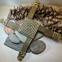 Load image into Gallery viewer, Saint Brigid's Cross Wall Plaque