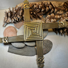 Load image into Gallery viewer, Saint Brigid's Cross Wall Plaque
