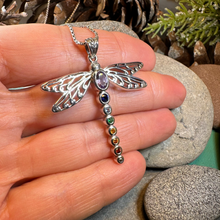Load image into Gallery viewer, Chakra Dragonfly Necklace