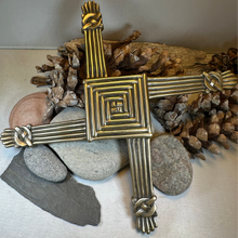 Load image into Gallery viewer, Saint Brigid's Cross Wall Plaque