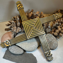 Load image into Gallery viewer, Saint Brigid's Cross Wall Plaque