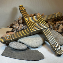 Load image into Gallery viewer, Saint Brigid's Cross Wall Plaque
