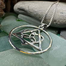 Load image into Gallery viewer, Celtic Trinity Knot AA Sobriety Necklace