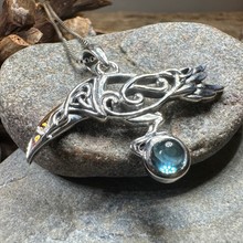 Load image into Gallery viewer, Celtic Raven Necklace