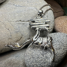 Load image into Gallery viewer, Book Lover Gnome Necklace