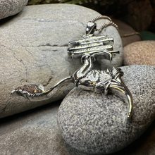 Load image into Gallery viewer, Book Lover Gnome Necklace