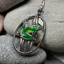 Load image into Gallery viewer, Enamel Frog Necklace