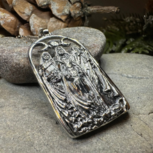 Load image into Gallery viewer, Hecate Triple Goddess Necklace