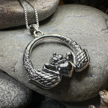 Load image into Gallery viewer, Loving Swan Claddagh Necklace