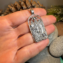 Load image into Gallery viewer, Hecate Triple Goddess Necklace