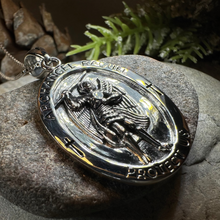 Load image into Gallery viewer, Large Archangel Raguel Pendant