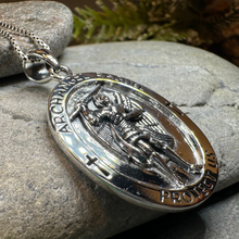 Load image into Gallery viewer, Large Archangel Raguel Pendant
