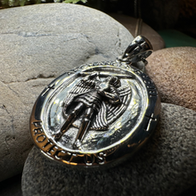Load image into Gallery viewer, Large Archangel Raguel Pendant