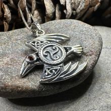 Load image into Gallery viewer, Astrid Celtic Raven Necklace