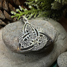Load image into Gallery viewer, Celtic Peace Sign Necklace