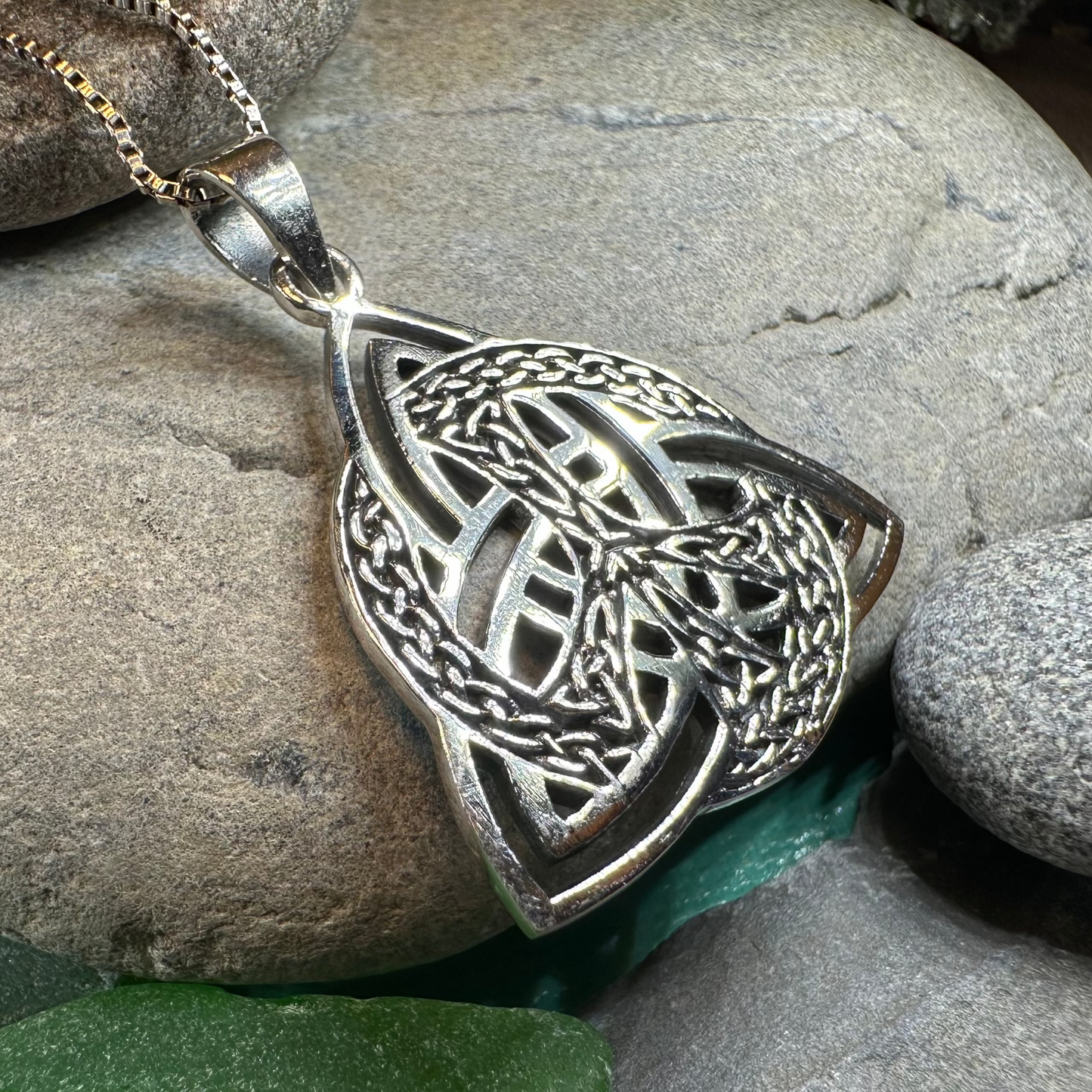 Celtic Peace Sign Necklace — view 7