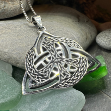 Load image into Gallery viewer, Celtic Peace Sign Necklace