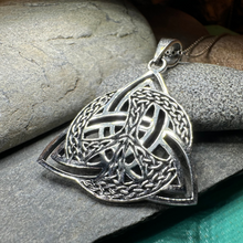 Load image into Gallery viewer, Celtic Peace Sign Necklace