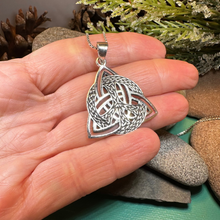 Load image into Gallery viewer, Celtic Peace Sign Necklace