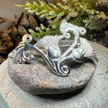Load image into Gallery viewer, Shetland Isles Thistle Brooch