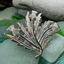 Load image into Gallery viewer, Larysa Scottish Thistle Brooch