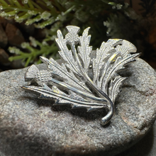 Load image into Gallery viewer, Larysa Scottish Thistle Brooch