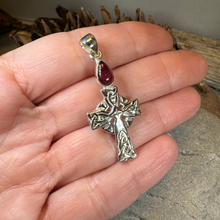 Load image into Gallery viewer, Eternal Light Celtic Cross Necklace
