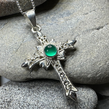 Load image into Gallery viewer, Dedication Celtic Cross Necklace