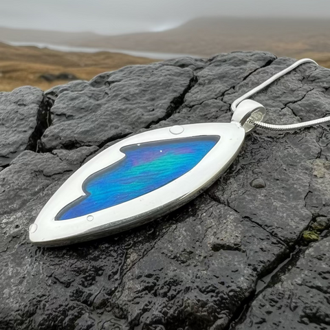 Load image into Gallery viewer, Northern Lights Necklace - Handmade in Scotland