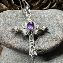Load image into Gallery viewer, Dedication Celtic Cross Necklace