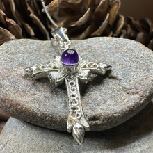Load image into Gallery viewer, Dedication Celtic Cross Necklace