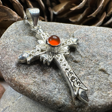 Load image into Gallery viewer, Dedication Celtic Cross Necklace