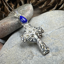Load image into Gallery viewer, Eternal Light Celtic Cross Necklace