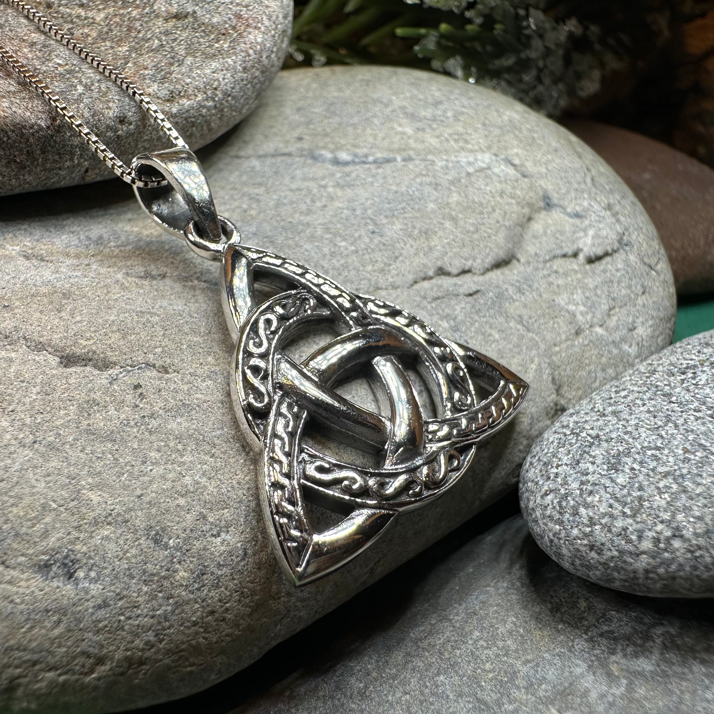 Dayton Trinity Knot Necklace — view 7